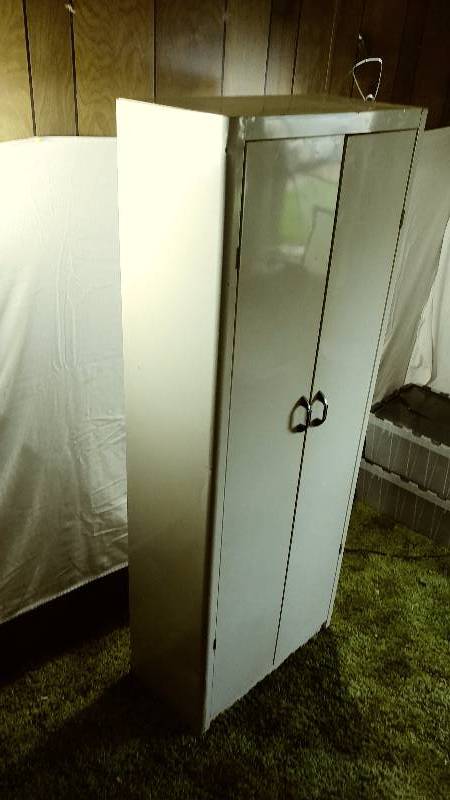 White Metal Cabinet