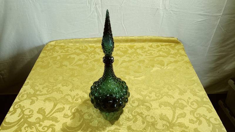 TealBlue Glass Decanter
