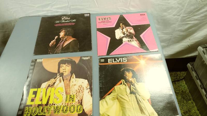 4 Elvis Vinyl Record Albums