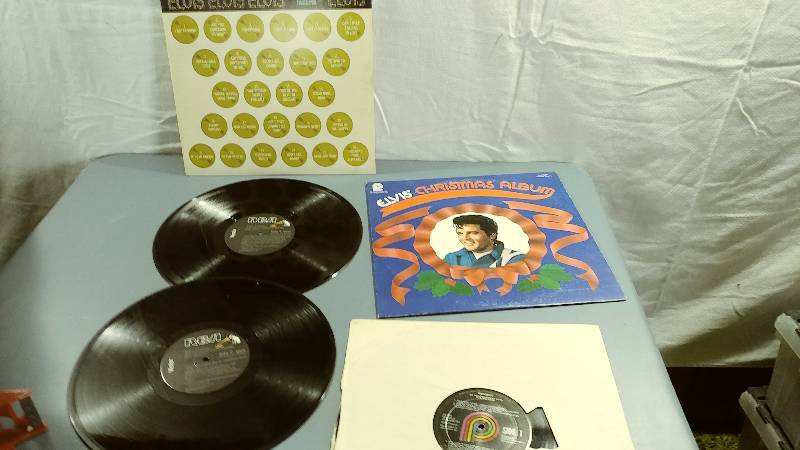 4 Elvis Vinyl Record Albums