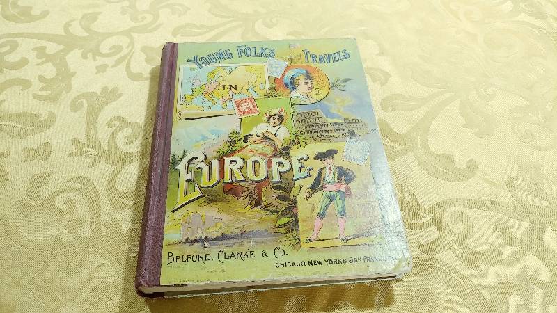 Antique Book - The Young Folks Travels