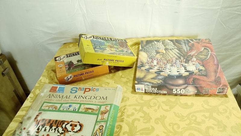 3 Puzzles and a Snapics Game