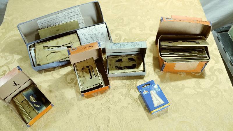 Large Lot of Stencils (Most are Metal)