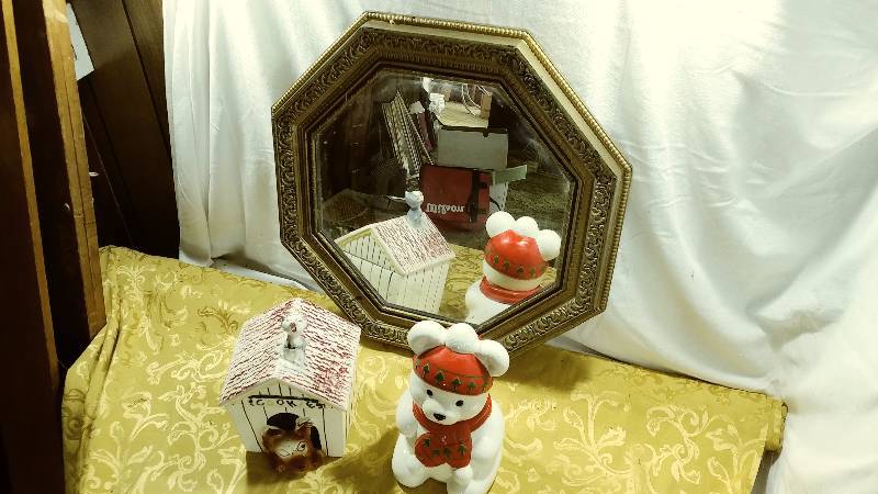 Cookie Jar and Mirror