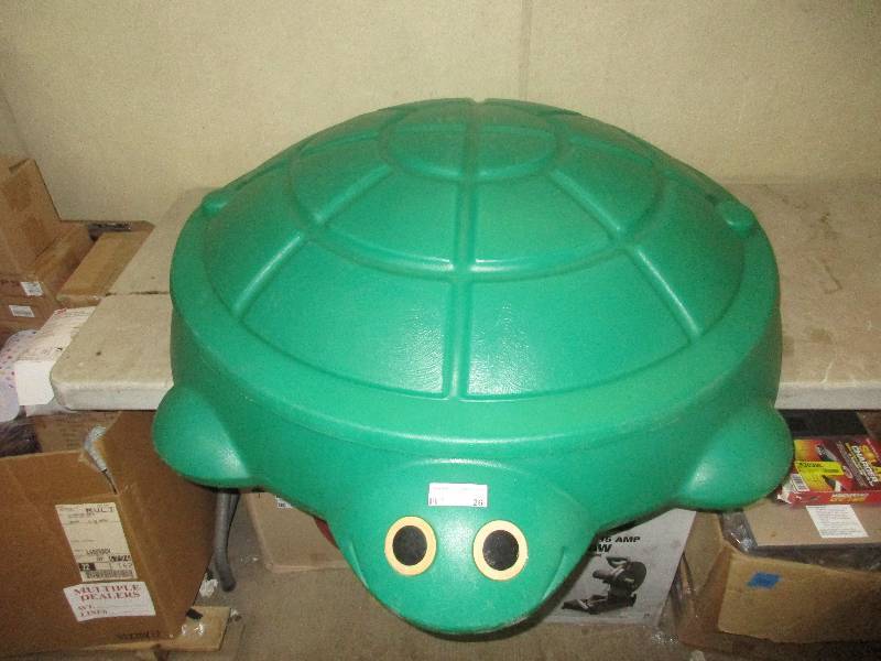 lot 26 image: turtle sand box - good shape - clean