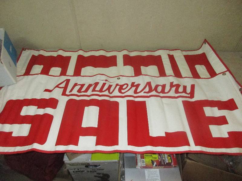 lot 41 image: 2 sale banners