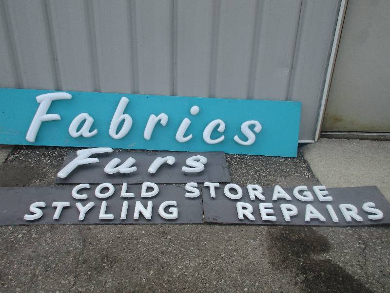 lot 64 image: vintage sign