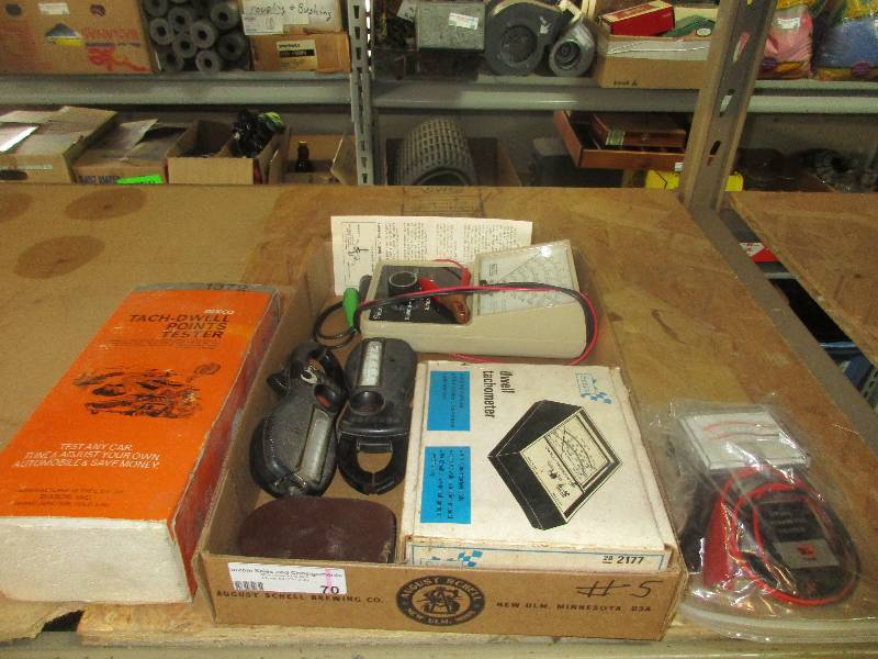 lot 70 image: lot of auto testers and meters