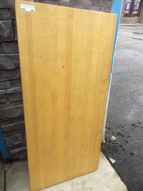 lot 106 image: 24 x 51 solid wood table top