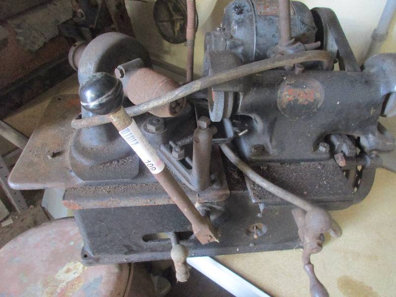lot 109 image: vintage valve grinder form mid 40s