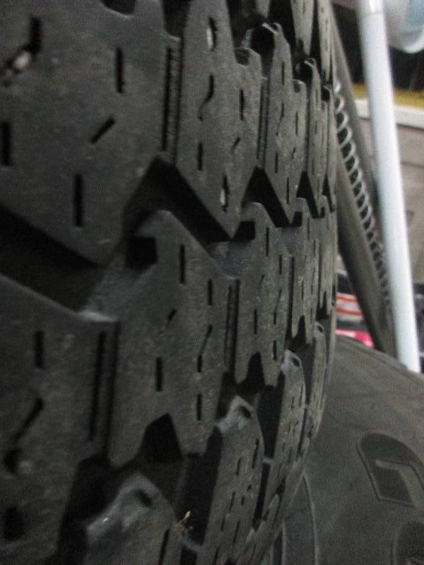lot 132 image: 4 good year wrangler truck tires p26570r17  good tread
