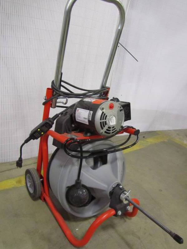 lot 43 image: RIDGID K400 115-Volt Auto Feed Machine C32 Integral Wound