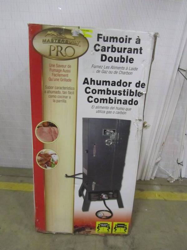 lot 35 image: Masterbuilt 30 in. Dual-Door Propane Gas Smoker