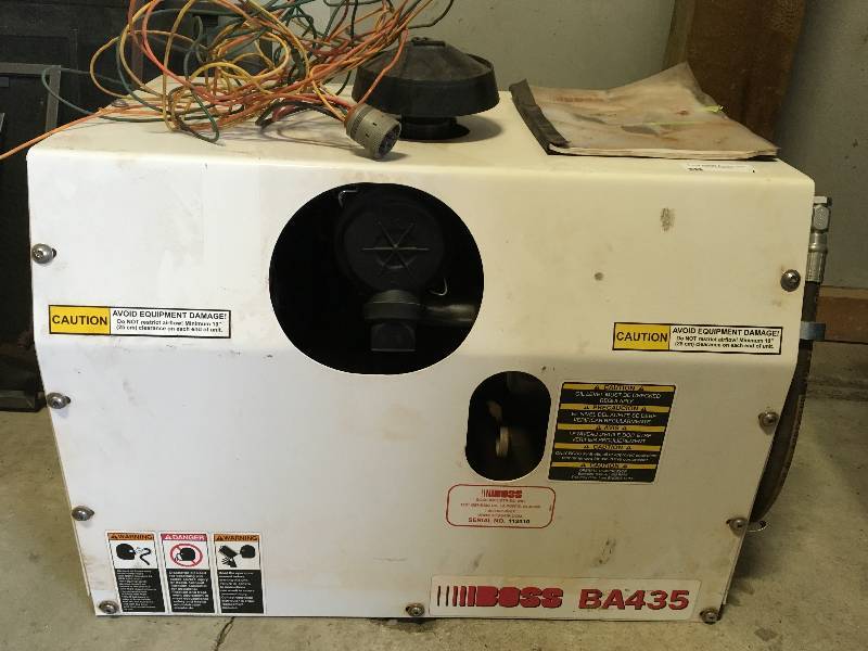 Boss BA435 Piston Hydraulic Air Compressor, Above Deck | Grand Rapids