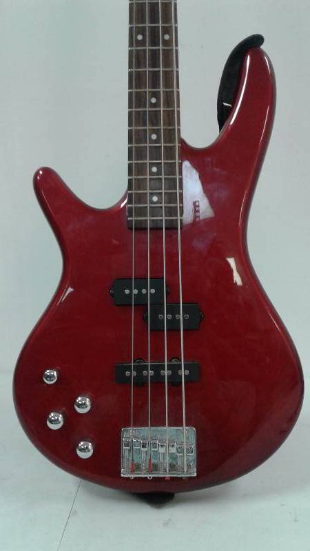 lot 72 image: Ibanez Left Handed 4 String Bass - GSR200 with Active EQ