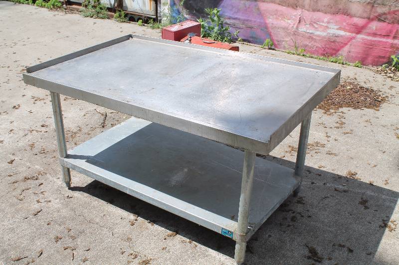 lot 7 image: Stainless Steel Prep Table NSF