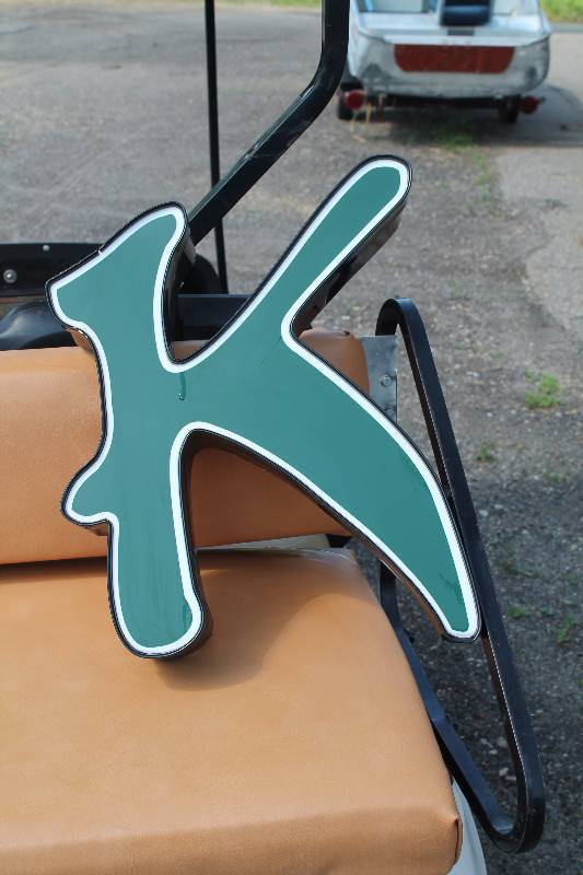 lot 48 image: Channel Letter K Green