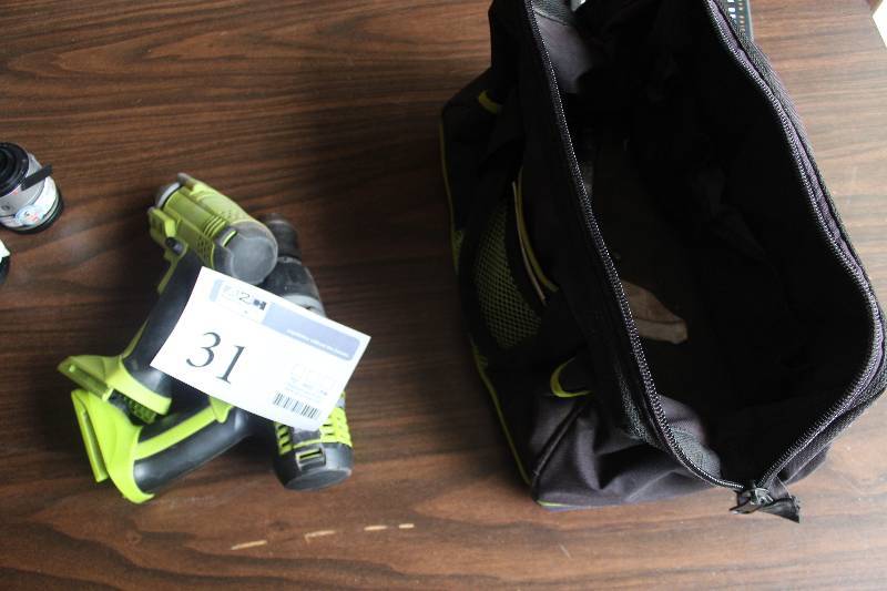 lot 31 image: Rockwell Cordless Tools w Carry Case