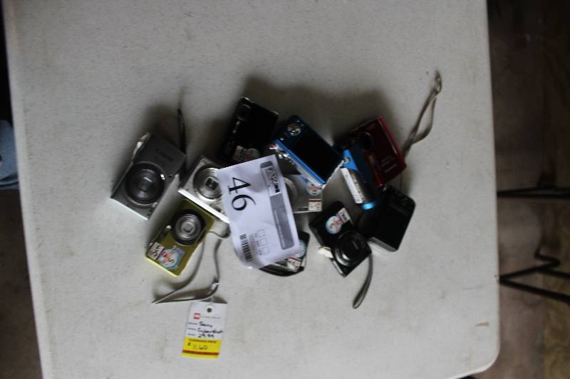 lot 46 image: Pocket Cameras Includes Olympus Stylus Tough, Samsung , Ion AirPro