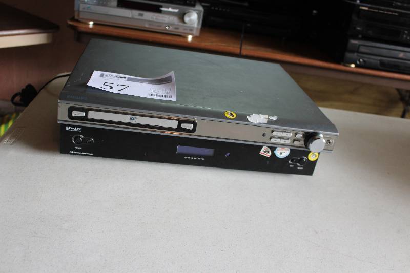 lot 57 image: Lot of (2) Electronics Includes Philips HTS3410D DVD Home Theatre System, Psyclone