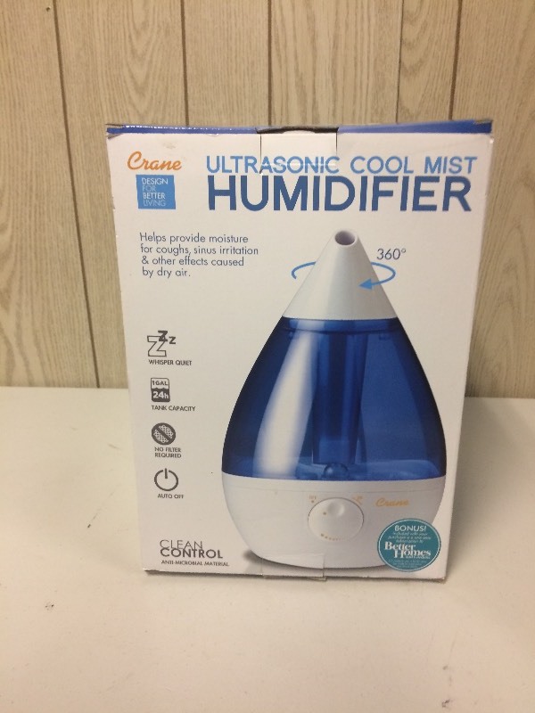 lot 30 image: Crane Ultrasonic Cool Mist Humidifier