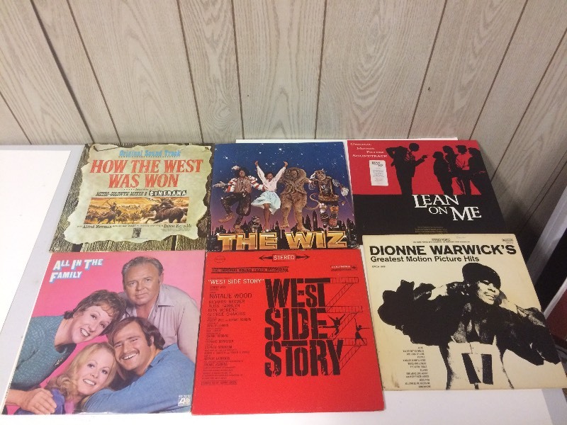 lot 50 image: 6 Vinyl Record Albums - Movie Soundtracks