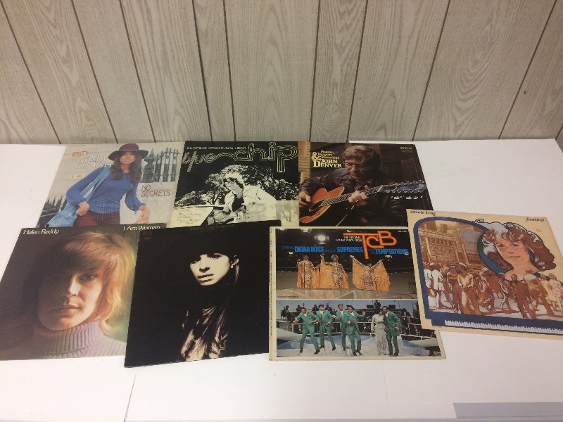 lot 52 image: 8 Vinyl Record Albums - 70s