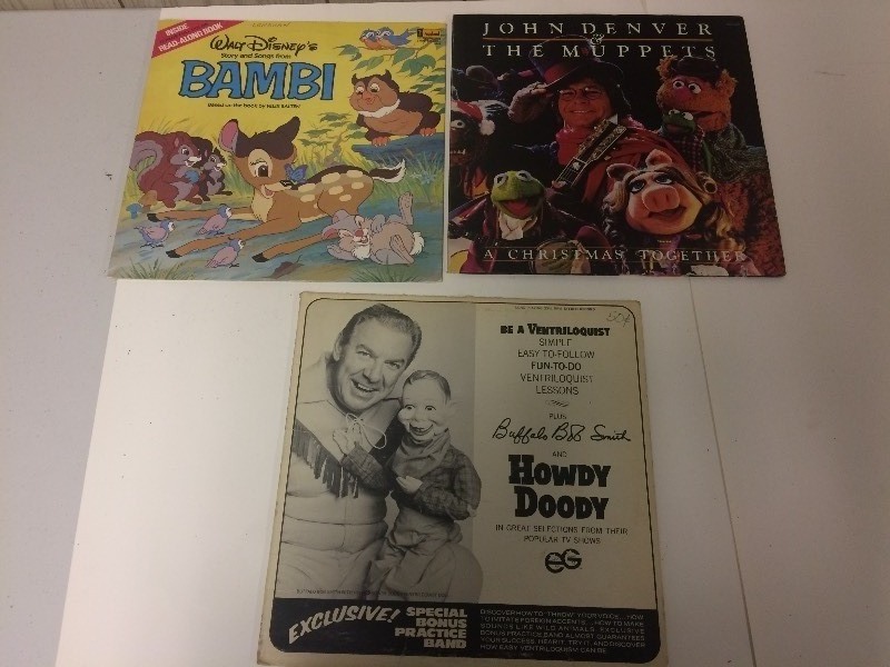 lot 53 image: 3 Vinyl Record Albums - Childrens