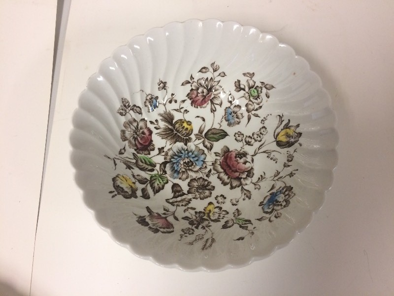 lot 77 image: Staffordshire Serving Bowl & Platter