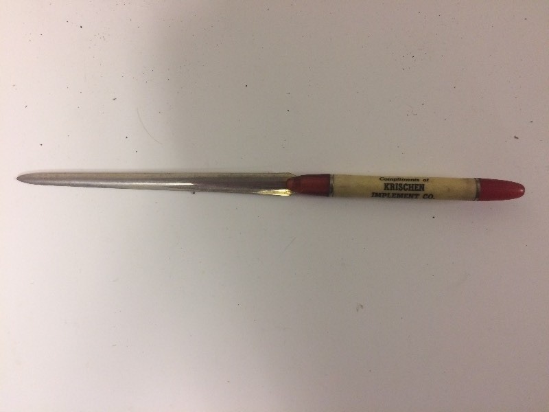 lot 79 image: Vintage Krischen Implement Co Letter Opener