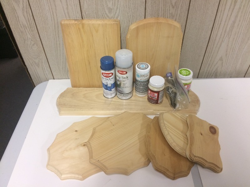 lot 83 image: Wood Craft Supplies