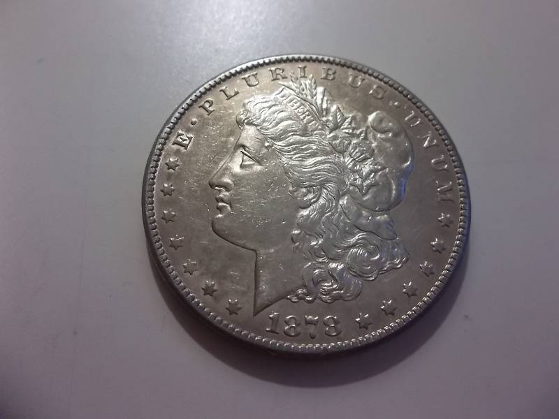 1878 S Morgan Silver Dollar Very High Grade MS (Grey Sheets Value $90.00)