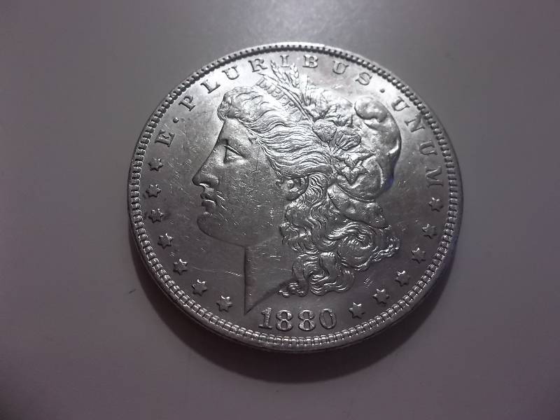 1880  Morgan Silver Dollar Very High Grade MS