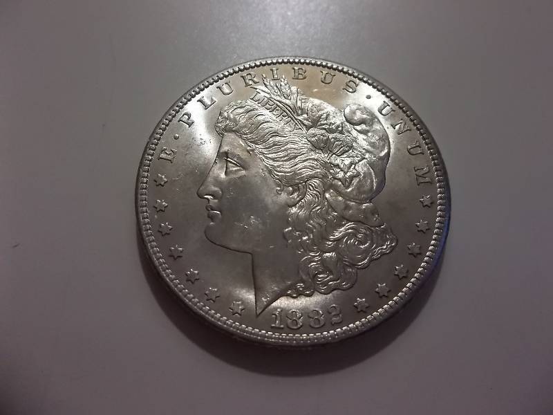 1882 S Morgan Silver Dollar  High Grade -MS (In MS60 $78.00)