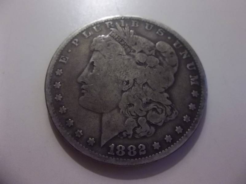 1882 O Morgan Silver Dollar
