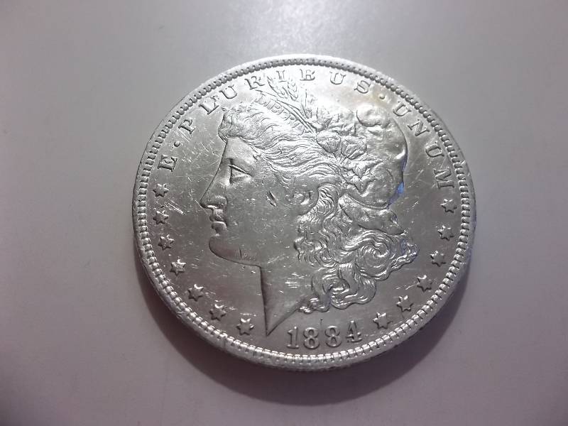 1884 O Morgan Silver Dollar Higher Grade MS (In MS60 Valued $70.00)