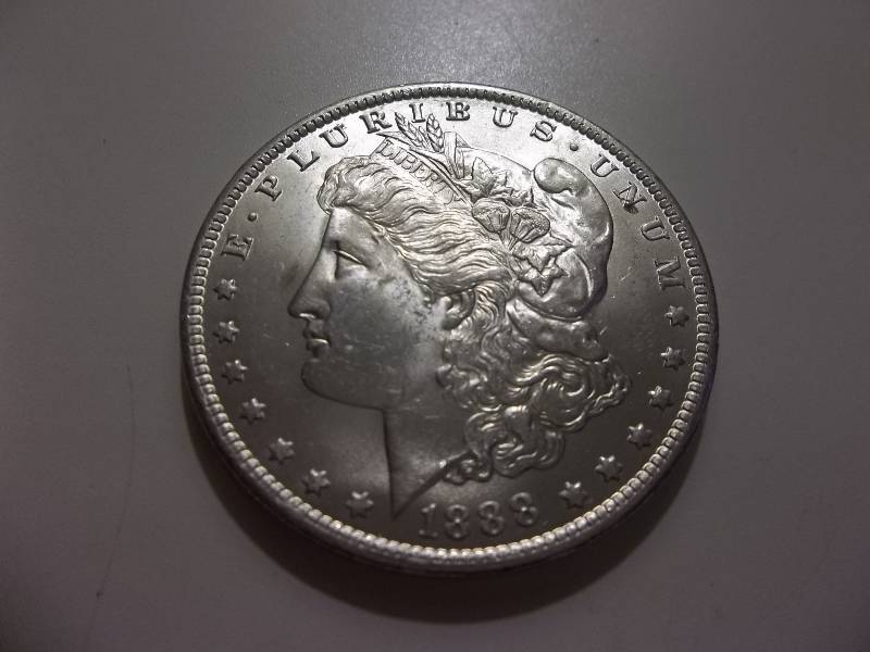 1888 O Morgan Silver Dollar Vert High Grade MS