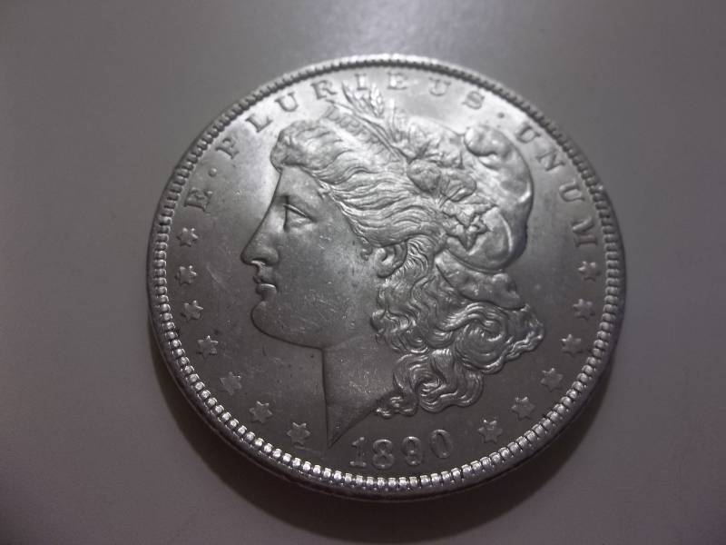 1890 Morgan Silver Dollar Higher Grade Very High MS