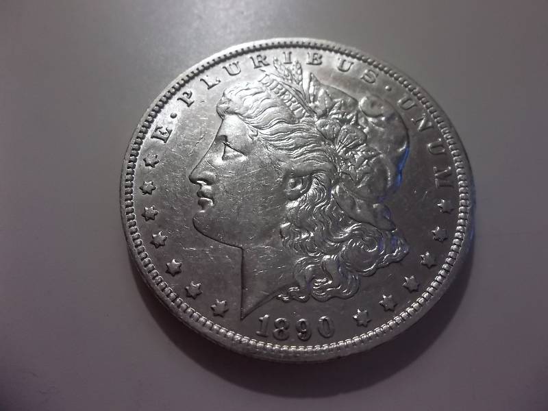 1890 O Morgan Silver Dollar Better Grade AU