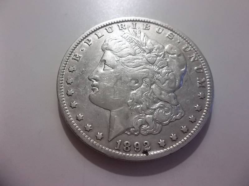 1892 O Morgan Silver Dollar XF