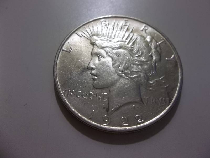 1922  Silver Peace Dollar  High Grade  MS