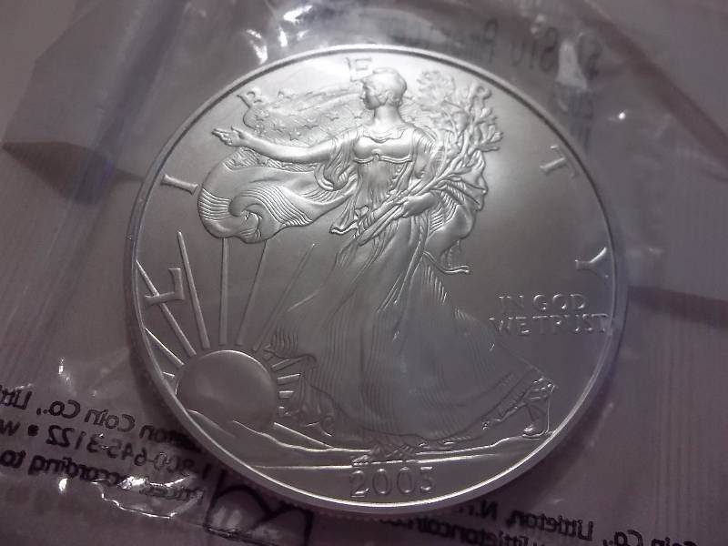 2003 US Silver Eagle Unc In Original Packaging From Littleton
