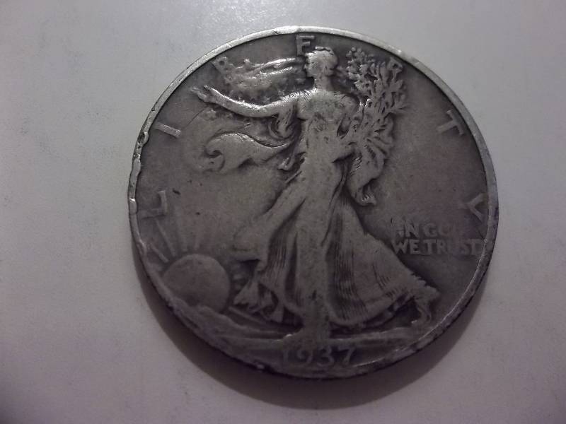 1937 D Walker Half Dollar Better Grade