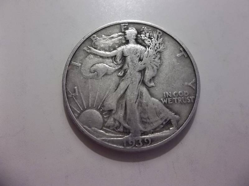 1939 S Walker Half Dollar Better Grade