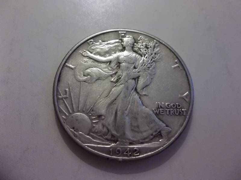 1942  Walker Half Dollar Better Grade XF