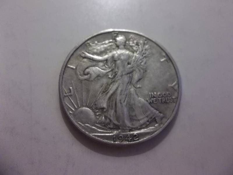 1942 D Walker Half Dollar Better Grade XF