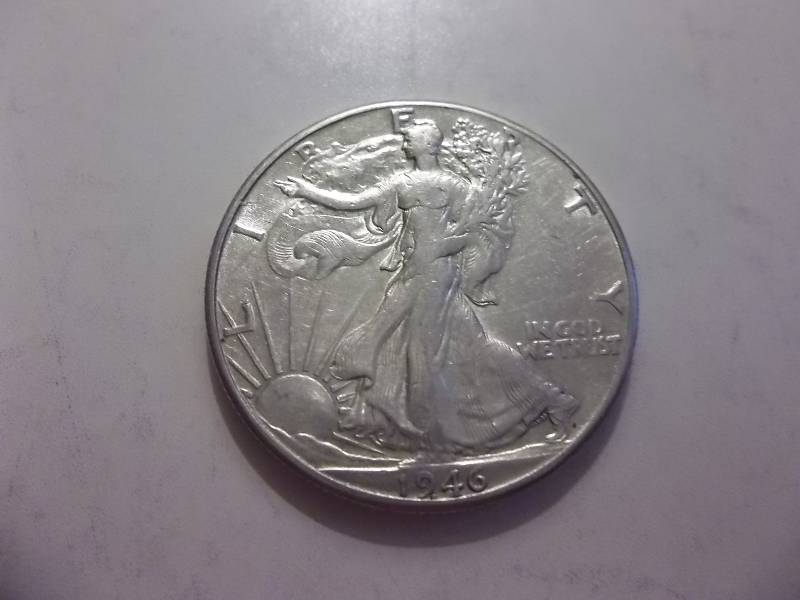 1946 D Walker Half Dollar Very High Grade MS