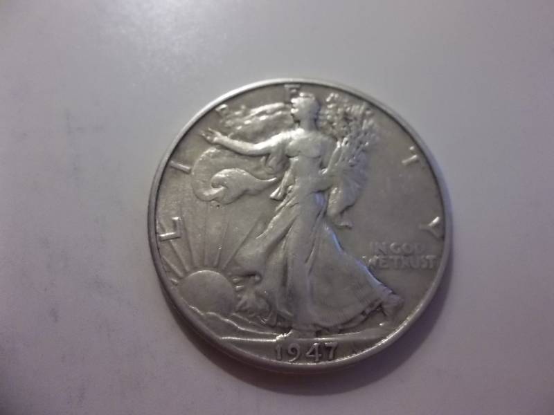 1947 D  Walker Half Dollar Higher Grade AU