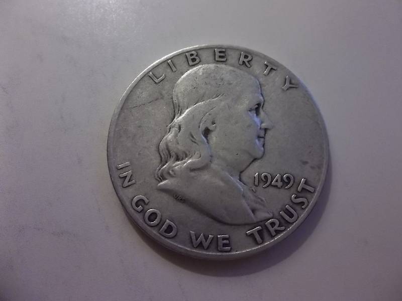 1949 S Franklin Half Dollar Better  Grade