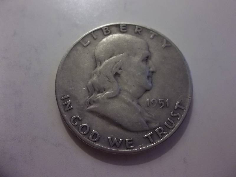 1951 D Franklin Half Dollar Better Grade